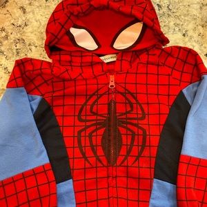 Little boys spider man hoodie